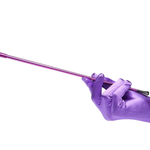 Purple Extendable Cigarette Holder and Long Satin Glove Costume Accessory Set