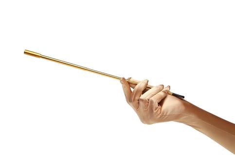 Gold Extendable Cigarette Holder and Long Satin Glove Costume Accessory Set