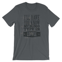 Caffeine awakening 2 Short-Sleeve Unisex T-Shirt - Thumbnail 3