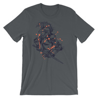 Punk knight Short-Sleeve Unisex T-Shirt - Thumbnail 3