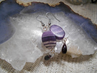 Fluorite Drop earrings