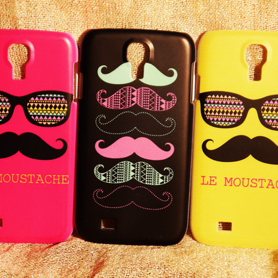 Le moustache case for samsung galaxy s4