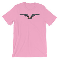 Check out these guns Short-Sleeve Unisex T-Shirt - Thumbnail 8