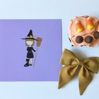 Dress Up Witch Print - Thumbnail 2