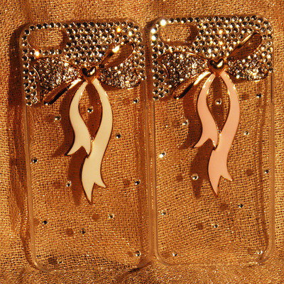Bowknot rhinestone case for iphone 5
