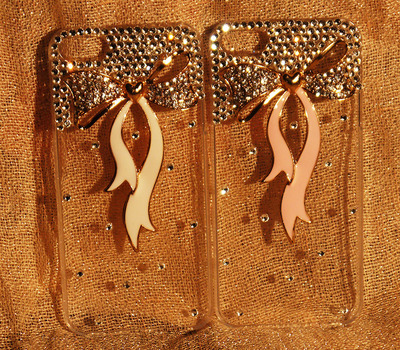 Bowknot Rhinestone Case for Iphone 5
