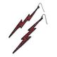 Thunderbolt Earrings (4")-1