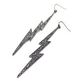 Thunderbolt Earrings (4")-3