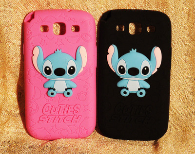3D Cutie Stitch Silicone Case for Samsung S3
