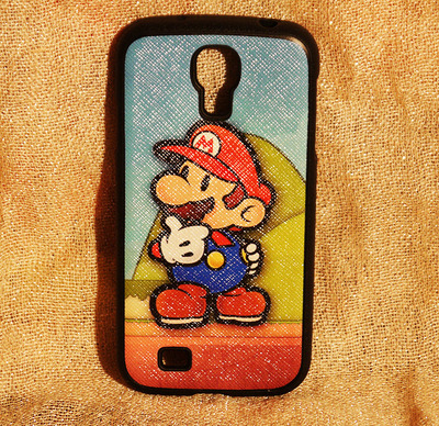 Cartoon Super Mario Case for Samsung S4