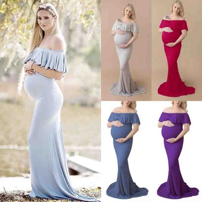 Maternity maxi dress-tde
