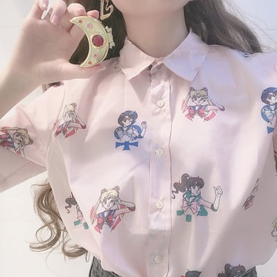Magical girls printed blouse - Thumbnail 5