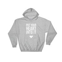 LBW Put Your Heart Into It - Hooded Sweatshirt - Thumbnail 1