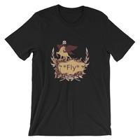 Pegasus design Short-Sleeve Unisex T-Shirt - Thumbnail 2