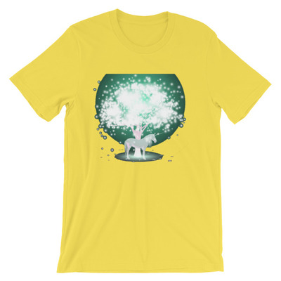 Magical unicorn short-sleeve unisex t-shirt