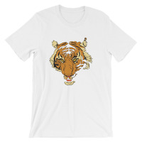 Tiger design Short-Sleeve Unisex T-Shirt - Thumbnail 1