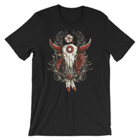 Bull design Short-Sleeve Unisex T-Shirt - Thumbnail 1