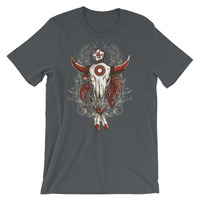 Bull design Short-Sleeve Unisex T-Shirt - Thumbnail 2