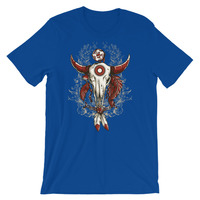 Bull design Short-Sleeve Unisex T-Shirt - Thumbnail 4