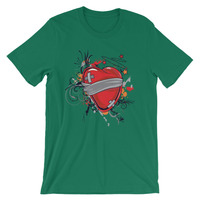 Bruised heart Short-Sleeve Unisex T-Shirt - Thumbnail 4