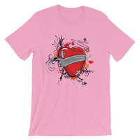 Bruised heart Short-Sleeve Unisex T-Shirt - Thumbnail 8