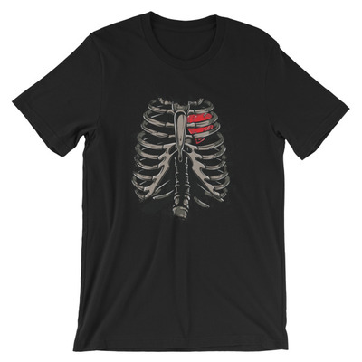 Protected heart short-sleeve unisex t-shirt