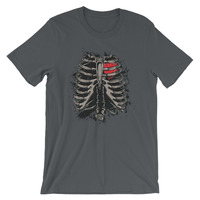 Protected heart Short-Sleeve Unisex T-Shirt - Thumbnail 3