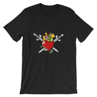 heart defender Short-Sleeve Unisex T-Shirt - Thumbnail 2