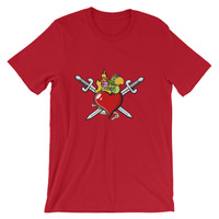 heart defender Short-Sleeve Unisex T-Shirt - Thumbnail 7