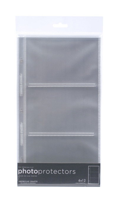 American Crafts 6x12" Page Protector 10pk
