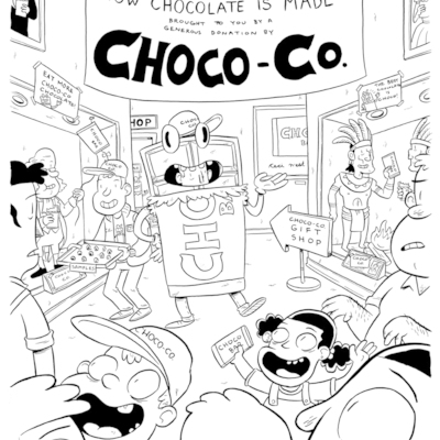 Corporate museum original art