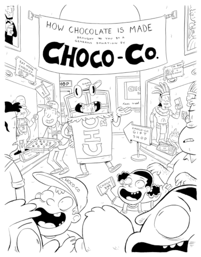 Corporate museum original art