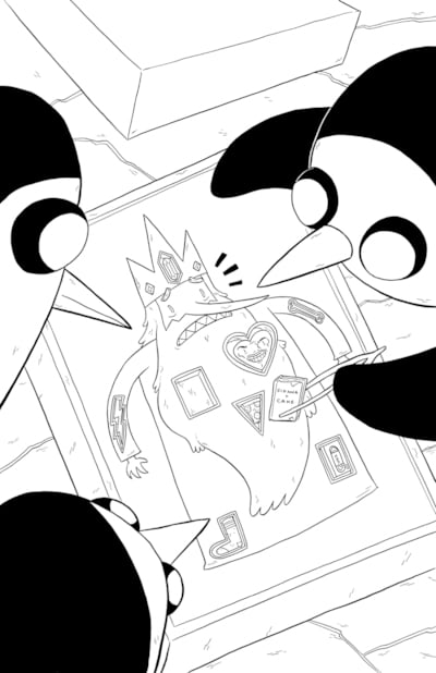 Adventure time ice king #6 variant cover original art