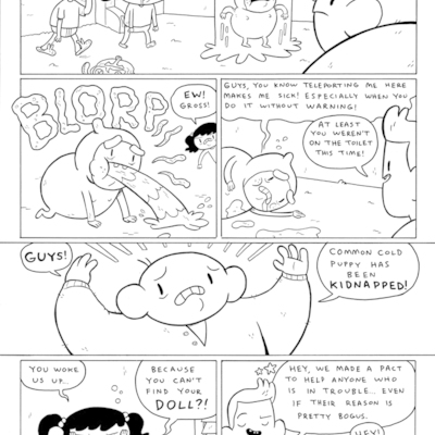 Bravest warriors #29 original art