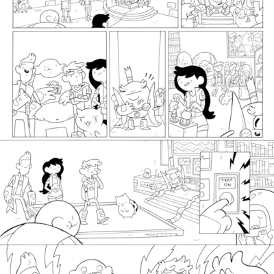 Bravest warriors #30-32 original art