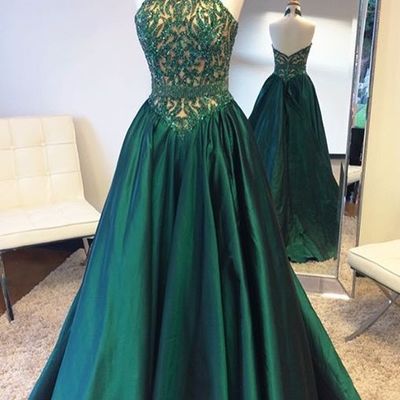Sexy green backless halter crystal beaded prom party dresses long e232