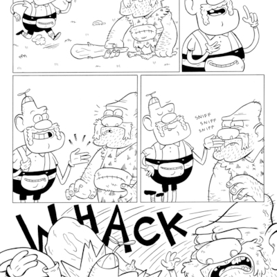 Uncle grandpa and the time casserole original art