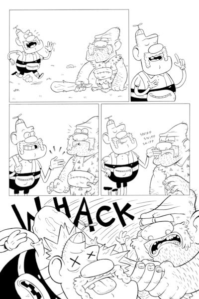 Uncle grandpa and the time casserole original art