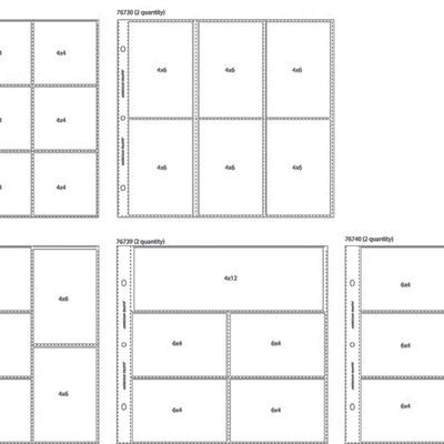 American crafts 12x12" page protector 10pk - assorted