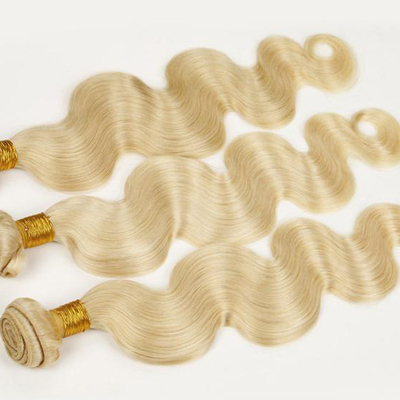 Snow white blonde wavy bundle