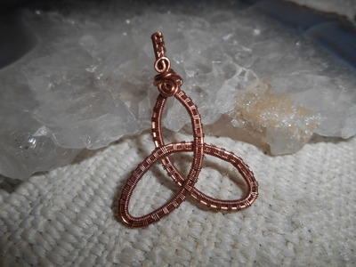 Copper Trinity necklace