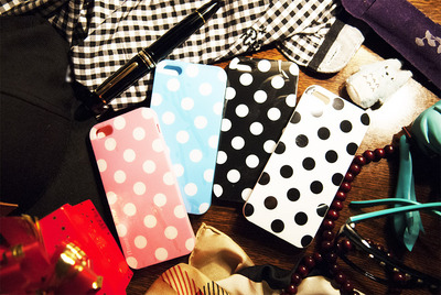Polka Dot Gel Case for Iphone 5