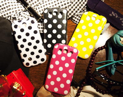 Polka Dot Gel Case for Samsung S3