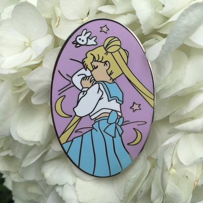 Sleepy tsukino (pastel) 