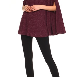 Cowl neck poncho~2 colors