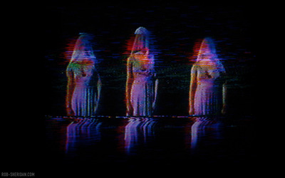 horrorglitch 005: the furies, large print (22" x 17")