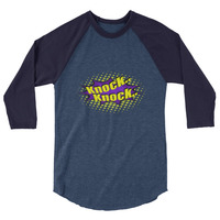 Knock it off design 3/4 sleeve raglan shirt - Thumbnail 4