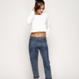Hailey Crop Jumper - White-1
