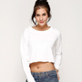 Hailey Crop Jumper - White-2