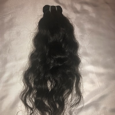 Raw indian natural curly bundle